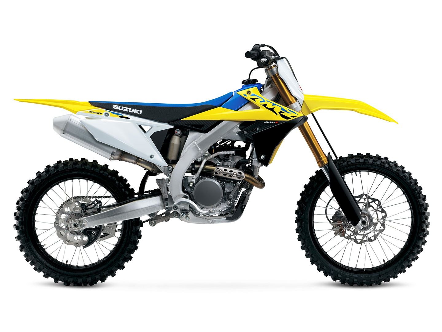 Suzuki continues to offer some of the best-looking motocross bikes on the market with its RM-Z250 (pictured) and RM-Z450.