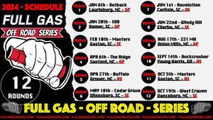 2024 Full Gas Off-Road Series Schedule
