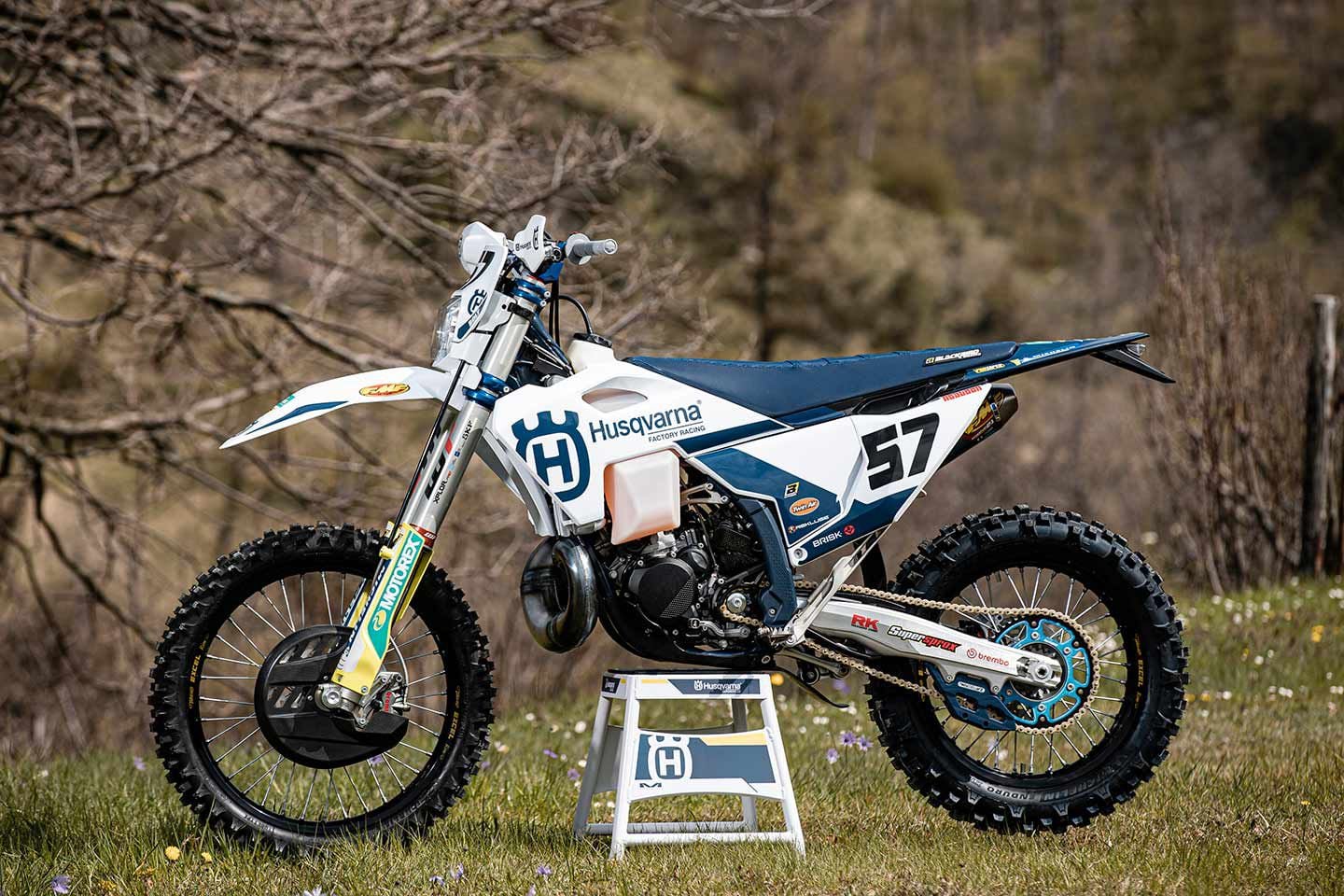 With the move to a new chassis, we’re curious to see if the Austrian brand’s enduros and dual sports gain some weight like the motocrossers and cross-country racers did last year.