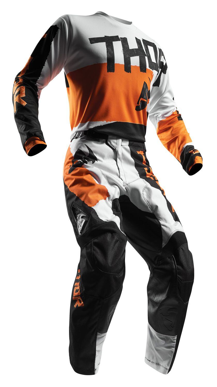 Thor Pulse 04 LE Pants Charcoal Orange - Speed Addicts
