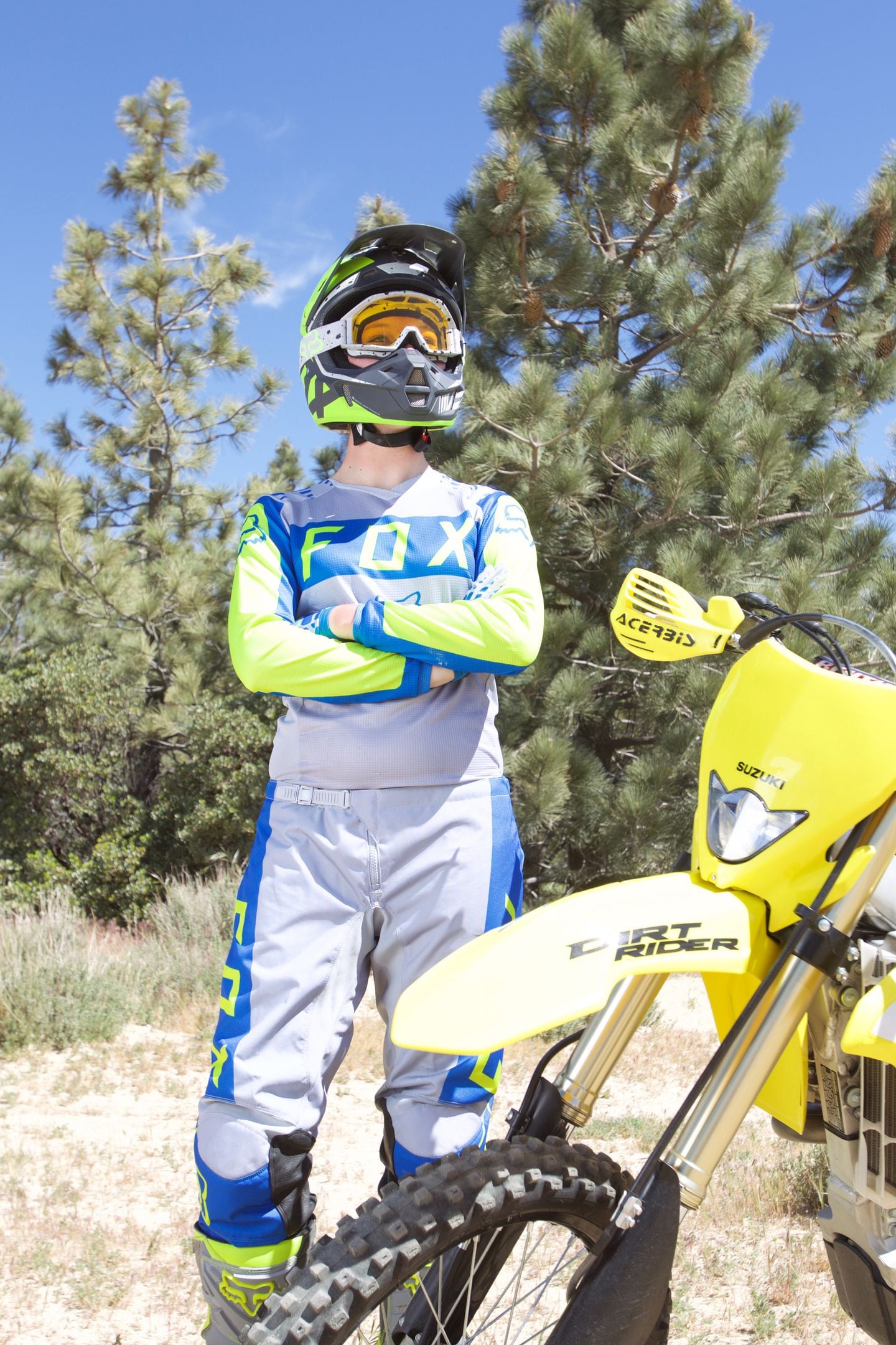 VINTAGE Suzuki Motocross Jersey Dirt Bike Made USA Med Racing 