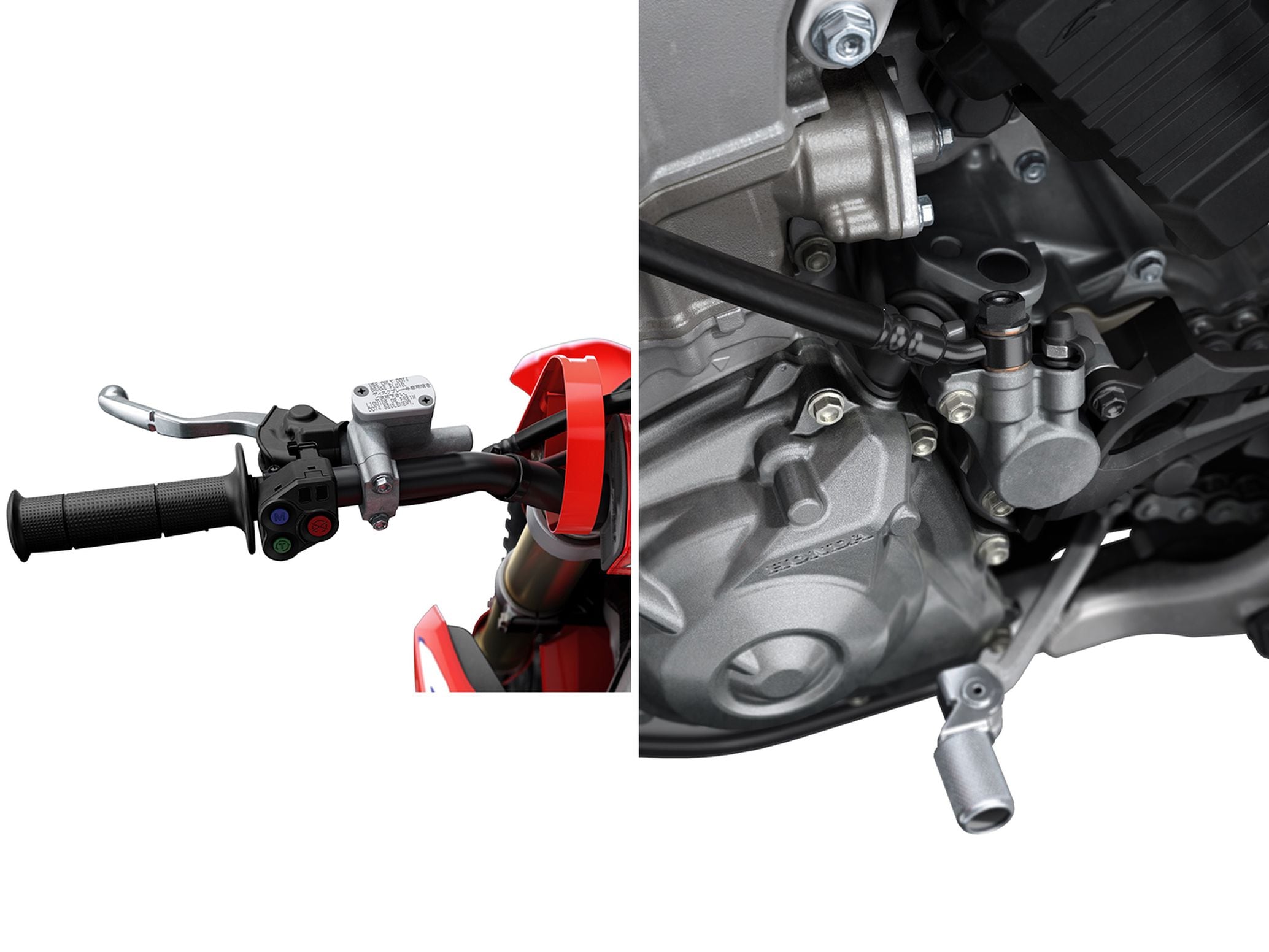 One of the most notable updates the CRF450R receives for 2021 is a hydraulic clutch.