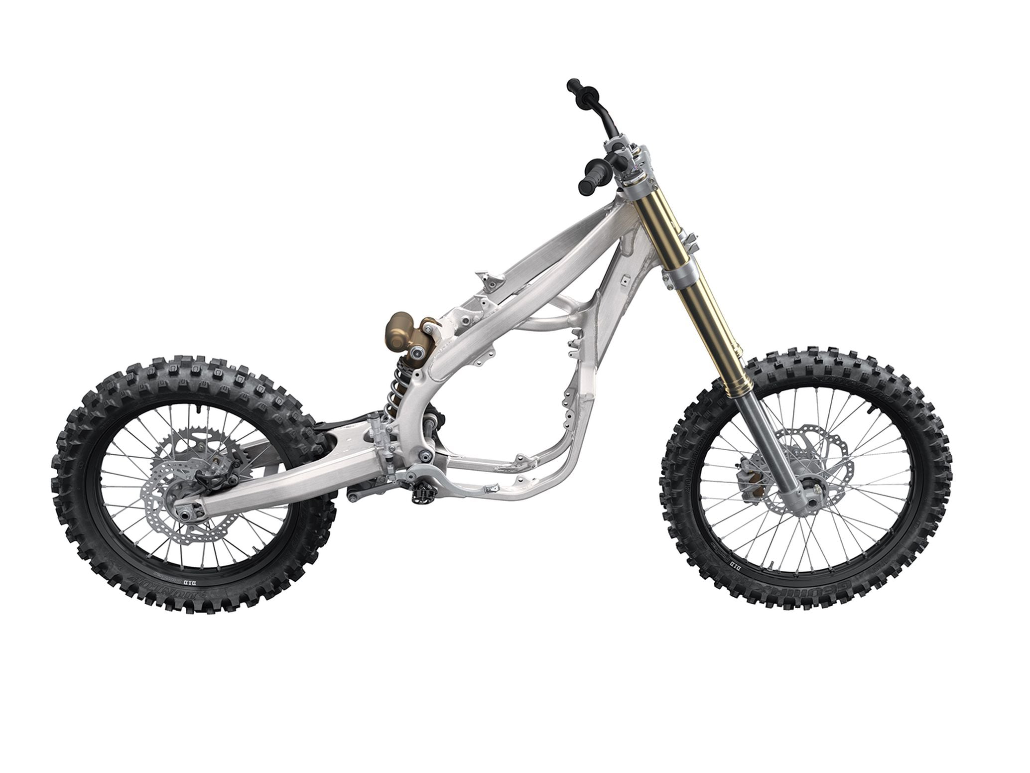 The chassis is significantly changed from the prior model with different geometry, an all-new frame, simplified subframe design, and a narrower swingarm.