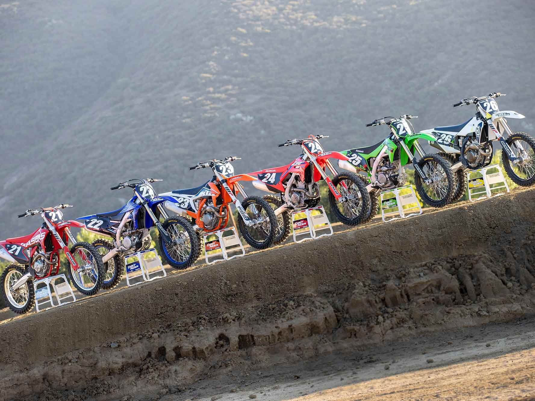 2022 MXA 250 FOUR-STROKE SHOOTOUT: A VERDADE VAI LIBERTAR PARA