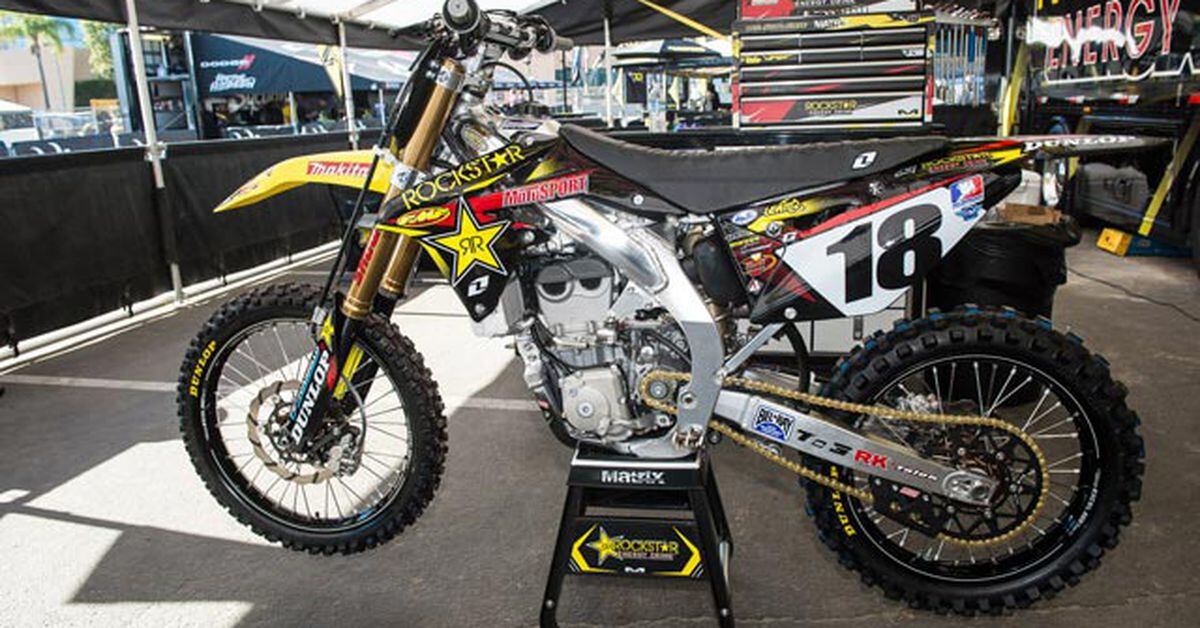 Factory Bike Friday: Davi Millsaps’ Rockstar Energy Suzuki RM-Z450 ...