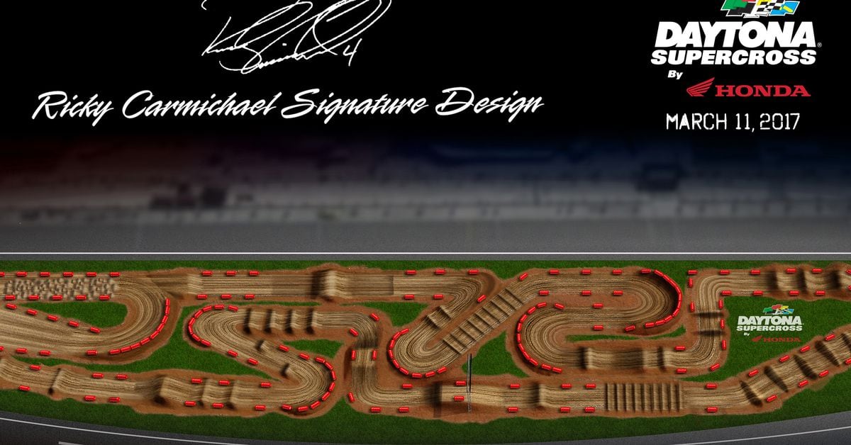 trackmap for met life supercross