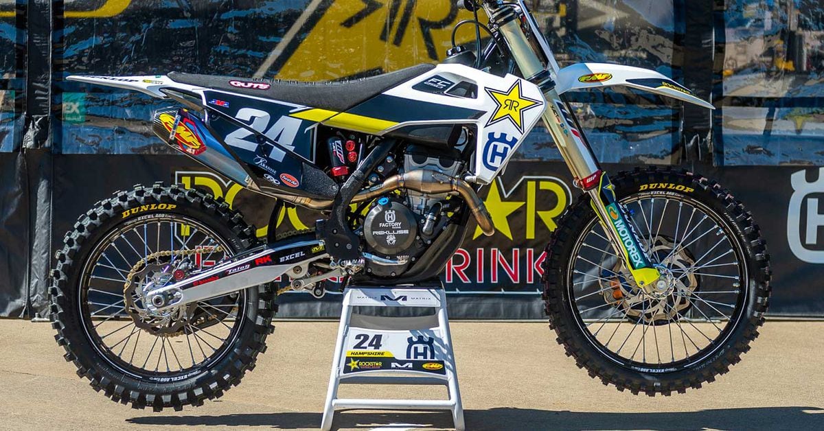 2020 Factory Supercross Bikes—RJ Hampshire’s Husqvarna FC 250 Flipboard