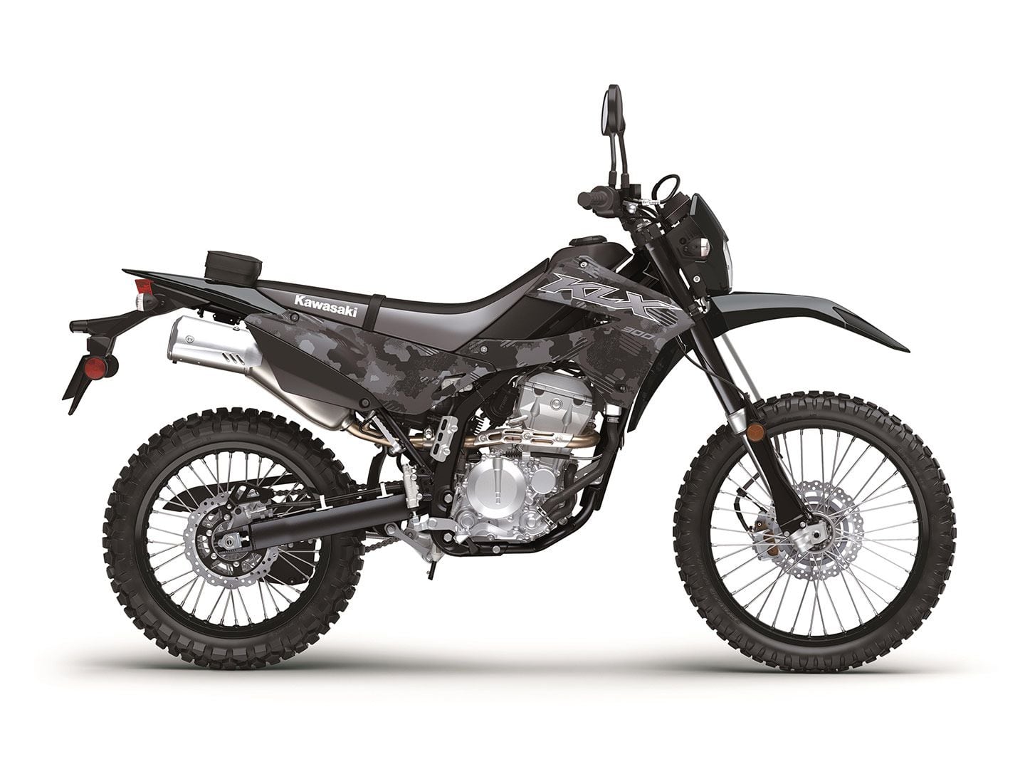 The 2024 Kawasaki KLX300 is available in dealerships now.