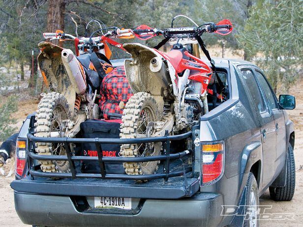 Honda ridgeline deals dirt bike